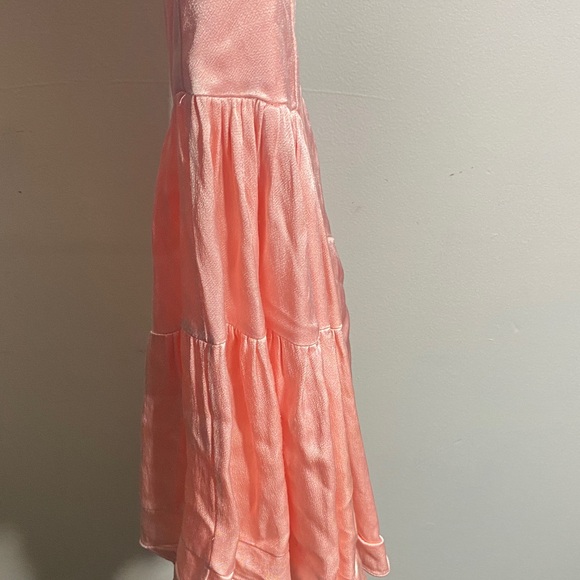 Vanessa Mooney Peach Button-Down Blouse - Picture 4 of 4